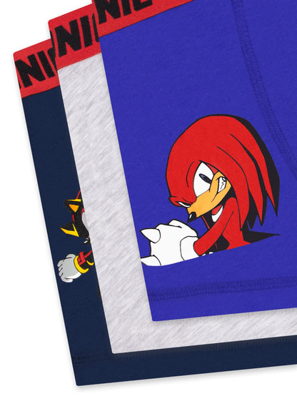 Dsiney Kidz - Character Black Sonic Shadow And Knuckles Underwear 3 Pack image 5