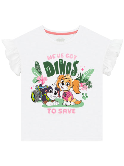 Character Green Paw Patrol Dinosaur T-Shirt And Leggings Set image 2