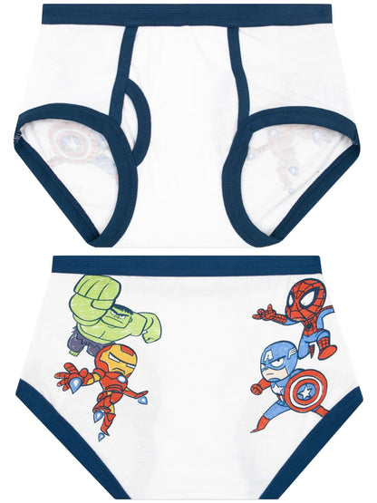 Dsiney Kidz - Character Blue Marvel Avengers Underwear Iron Man, Hulk, Spider-Man 5 Pack image 2