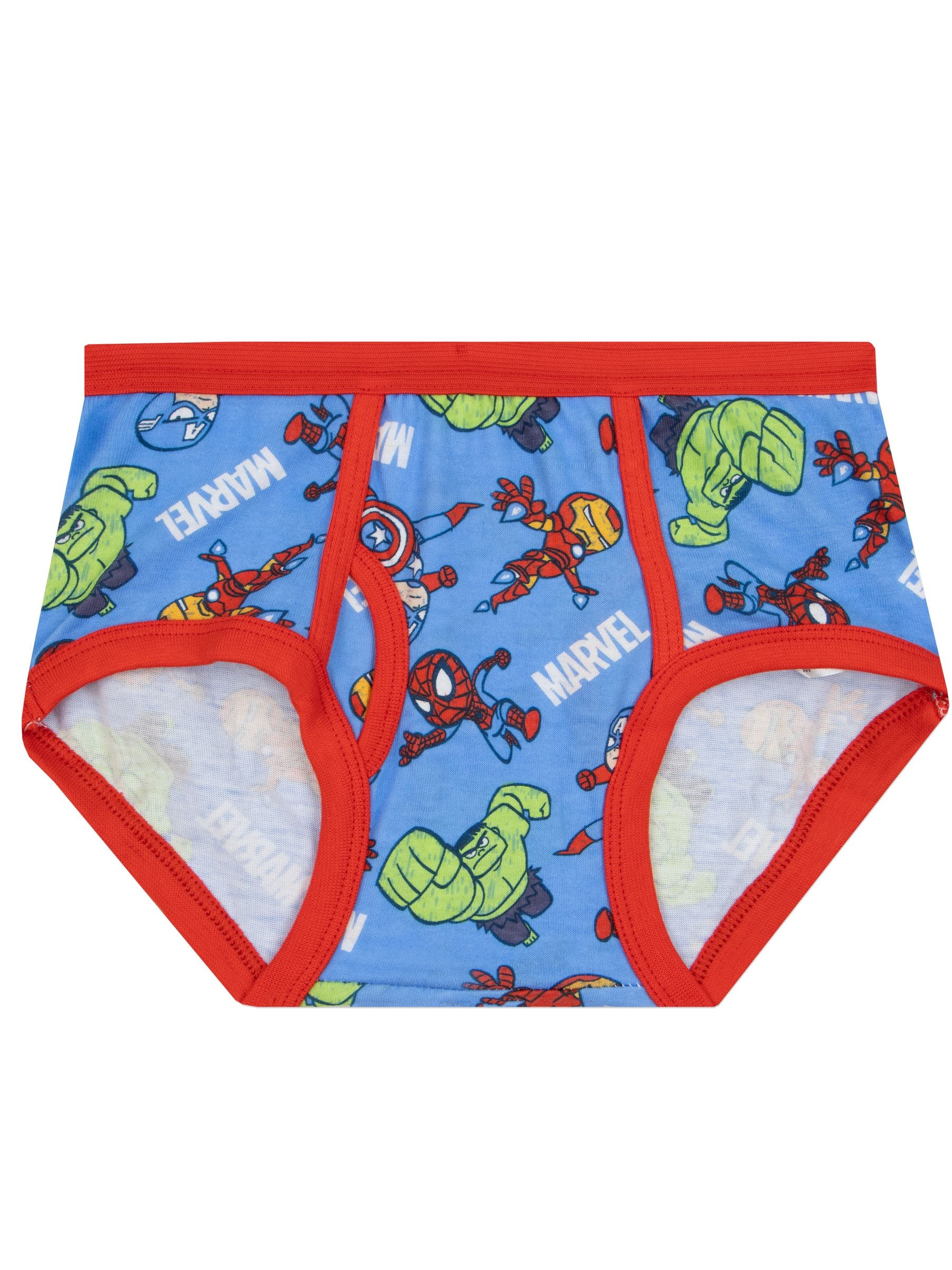 Dsiney Kidz - Character Blue Marvel Avengers Underwear Iron Man, Hulk, Spider-Man 5 Pack image 4