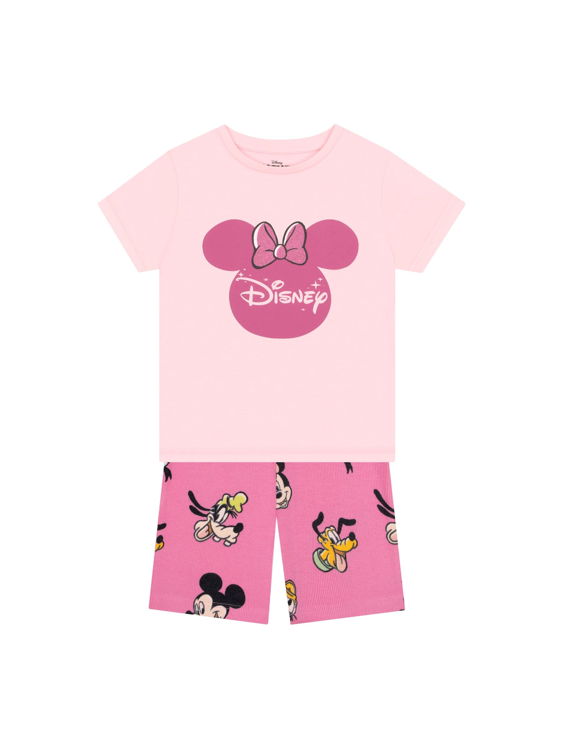 Character Pink Disney Minnie Mouse T-Shirt & Shorts Set image 1