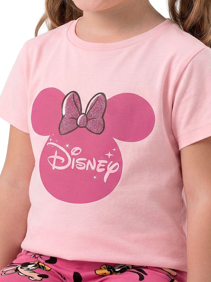 Character Pink Disney Minnie Mouse T-Shirt & Shorts Set image 4