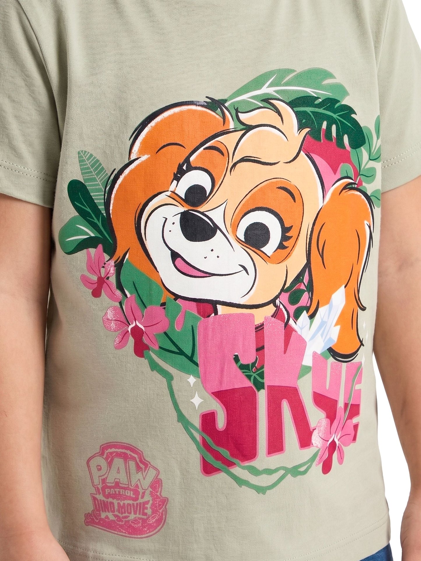 Dsiney Kidz - Character Green PAW Patrol Adaptive Dinosaur T-Shirt image 5