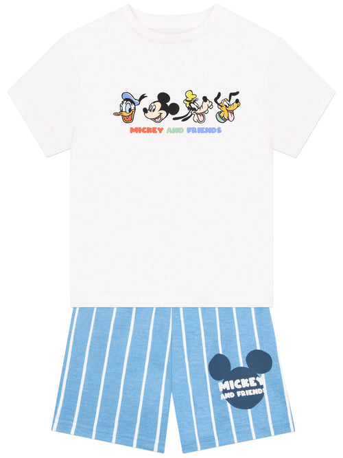 Character Blue Disney Mickey Mouse T-Shirt & Shorts Set image 1
