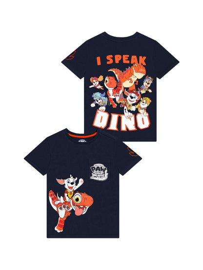Dsiney Kidz - Character Black PAW Patrol Adaptive Dinosaur T-Shirt image 1