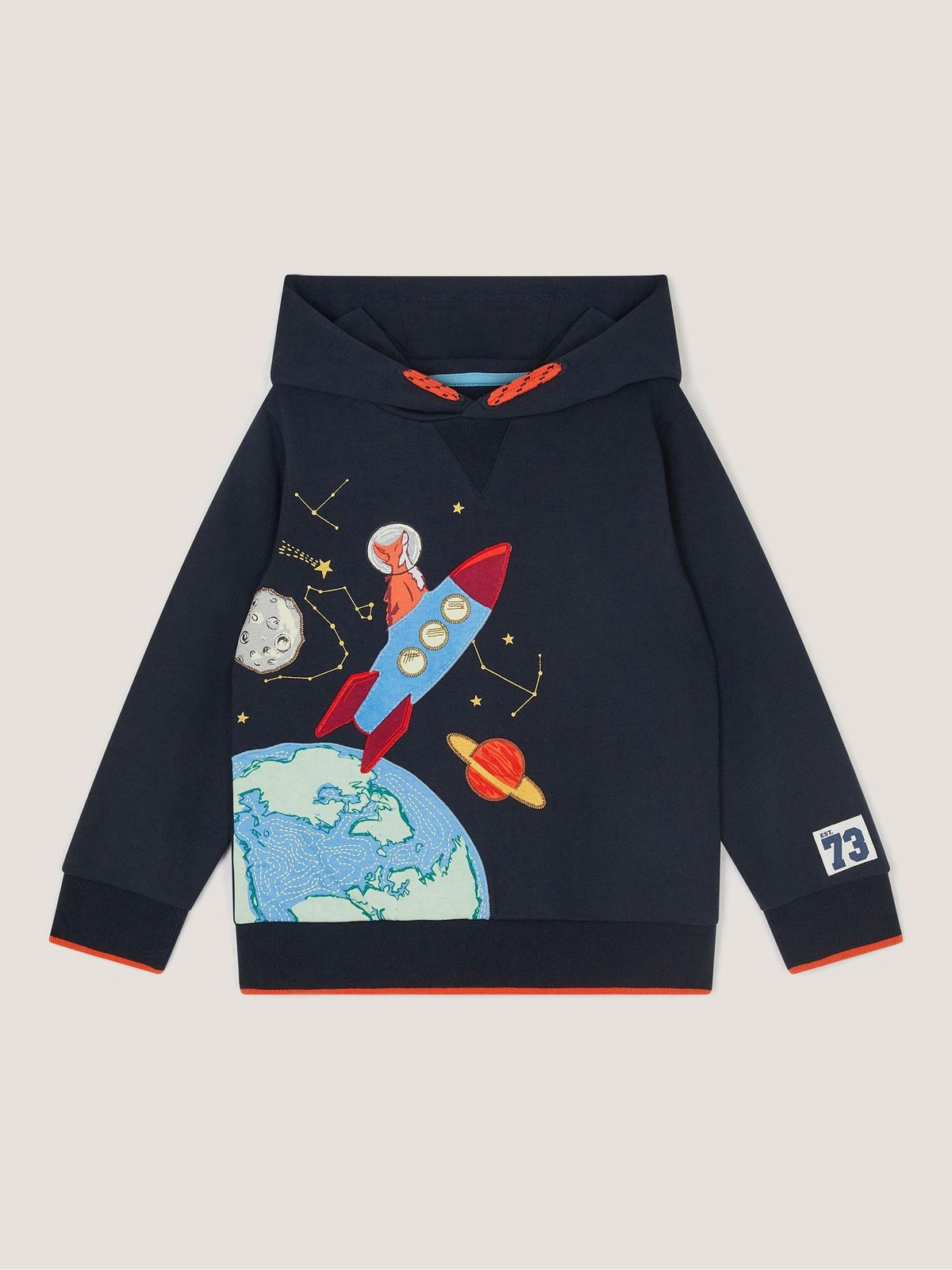 Dsiney Kidz - Monsoon Blue Gitd Navy Space Hoodie image 1