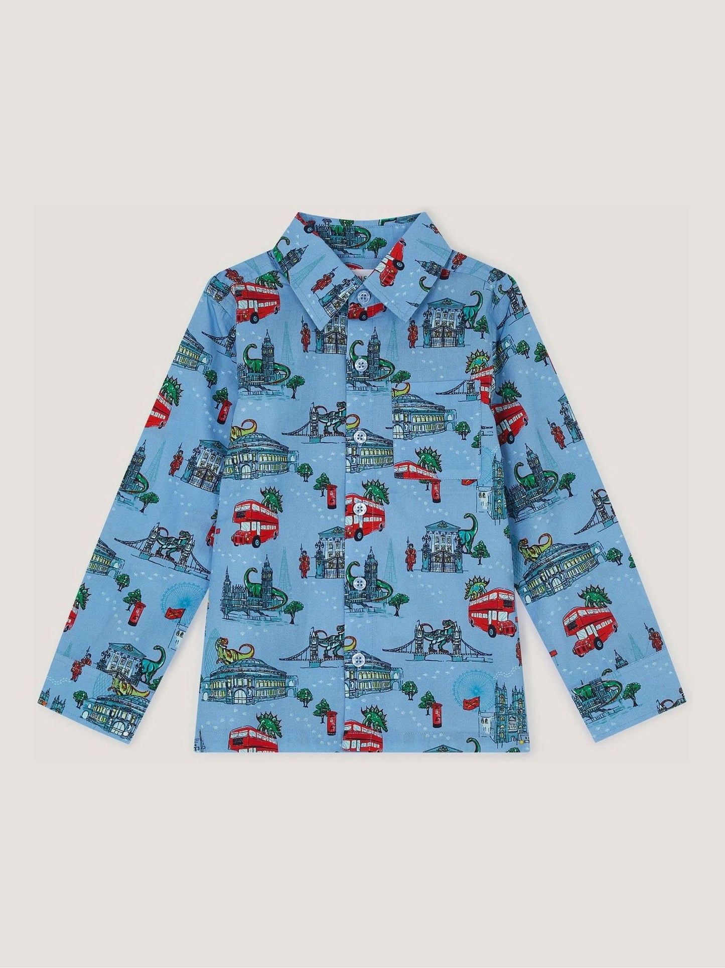 Dsiney Kidz - Monsoon Blue London Print Shirt image 1