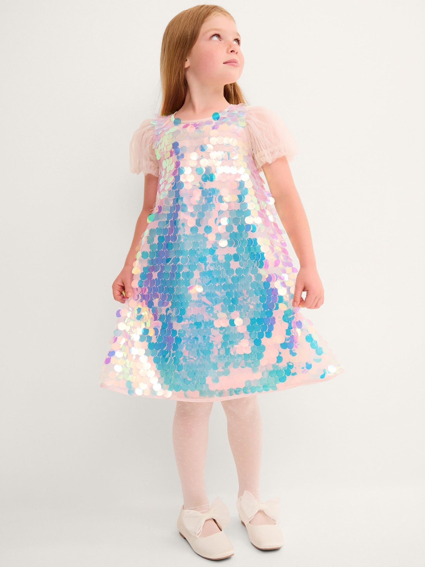Dsiney Kidz - Monsoon Blue Mermaid Sequin Party Dress image 1