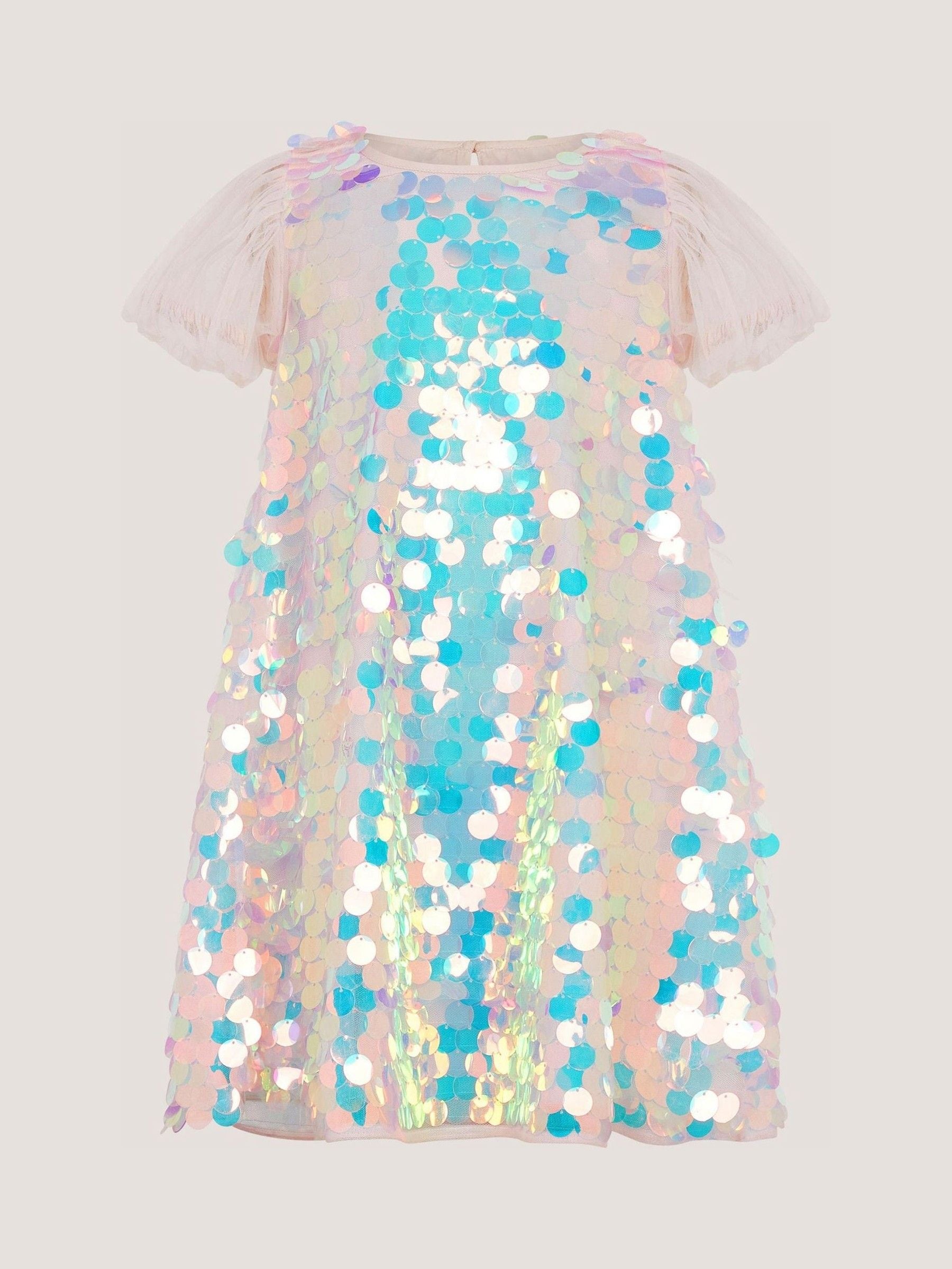 Dsiney Kidz - Monsoon Blue Mermaid Sequin Party Dress image 2