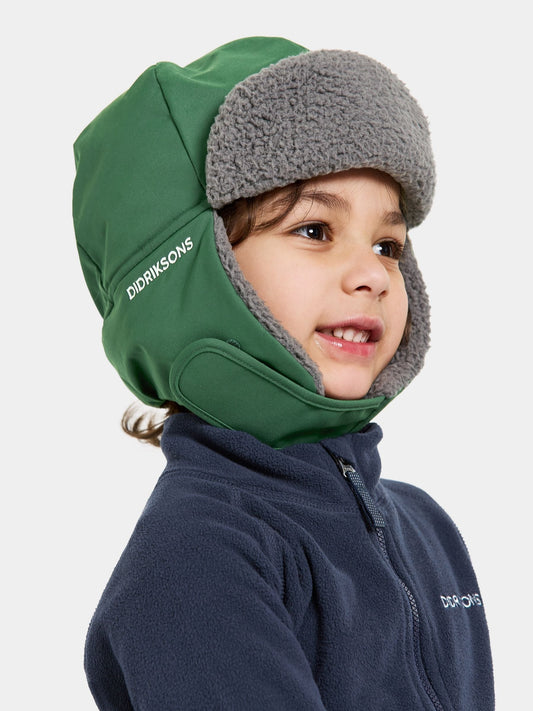 Didriksons Green Biggles Waterproof Hat image 2