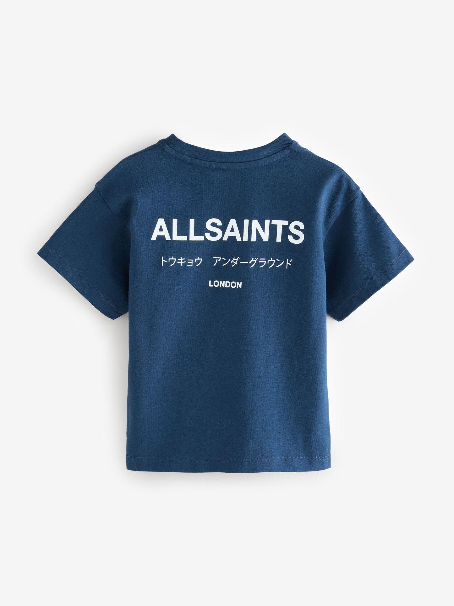 smALLSAINTS Navy Younger Oversized Underground Crew Neck T-Shirt image 5