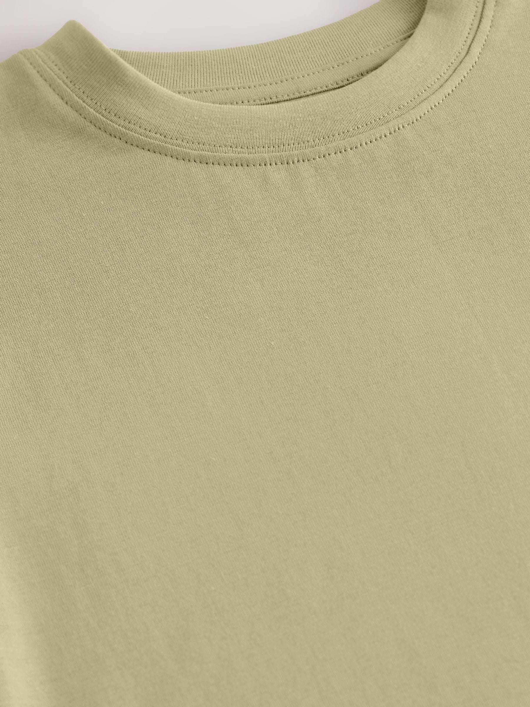 Dsiney Kidz - Khaki Green Regular Fit Short Sleeve T-Shirt (3-16yrs) image 4