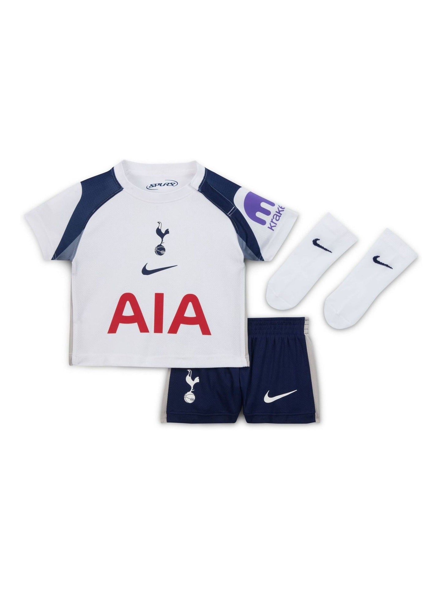 Dsiney Kidz - Nike White Tottenham Hotspur FC Home Stadium 3 Piece Football Kit image 1