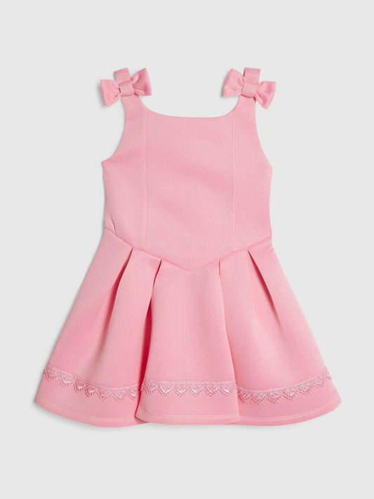 Dsiney Kidz - River Island Pink MG Scuba Bow Dress image 1