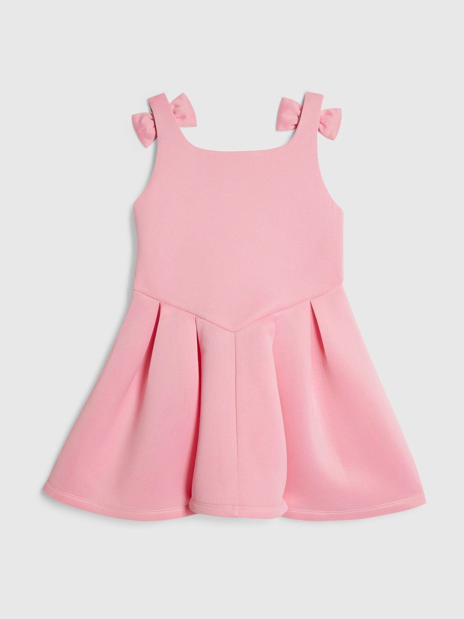 Dsiney Kidz - River Island Pink MG Scuba Bow Dress image 2