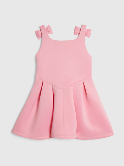 Dsiney Kidz - River Island Pink MG Scuba Bow Dress image 2