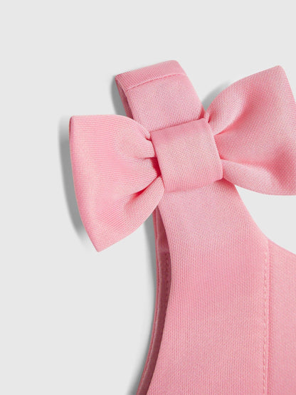Dsiney Kidz - River Island Pink MG Scuba Bow Dress image 4