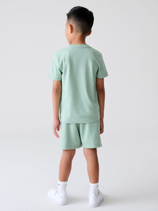 Nike Green Club T-Shirt and Shorts Set image 2