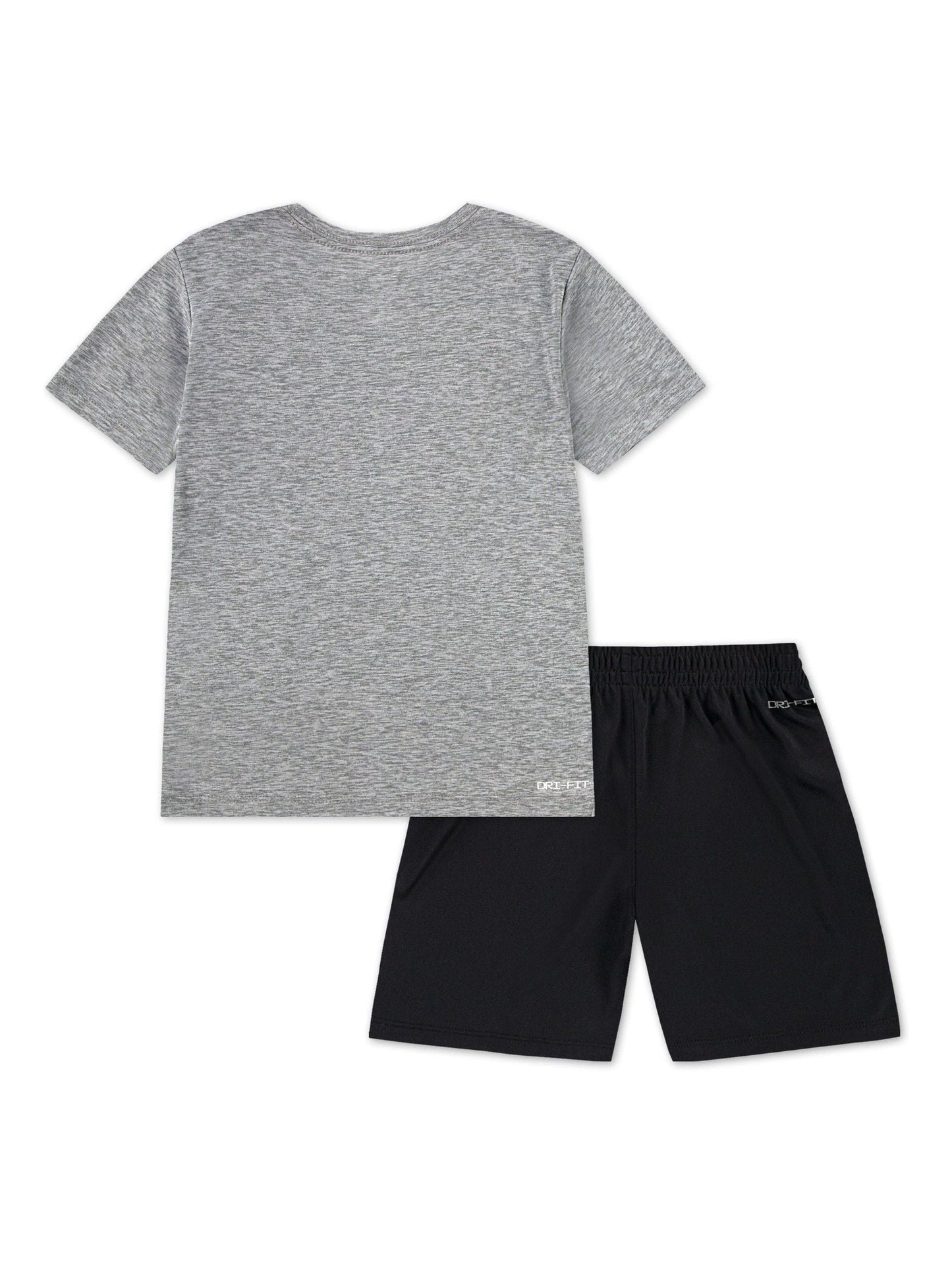 Nike Black Little Kids DriFIT Shorts and T-Shirt Set image 2