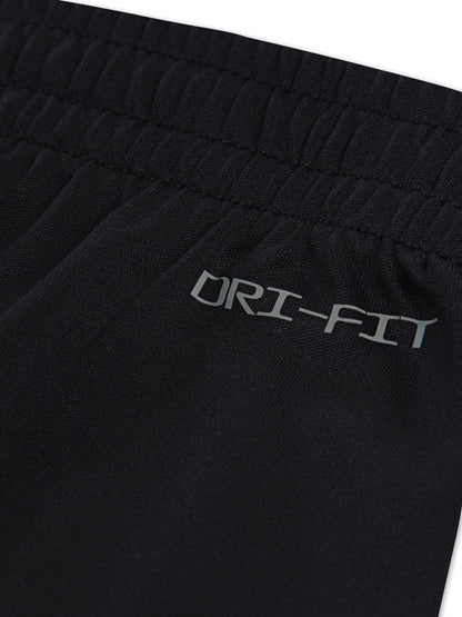 Nike Black Little Kids DriFIT Shorts and T-Shirt Set image 3
