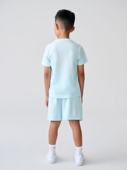 Nike Blue Club T-Shirt and Shorts Set image 2