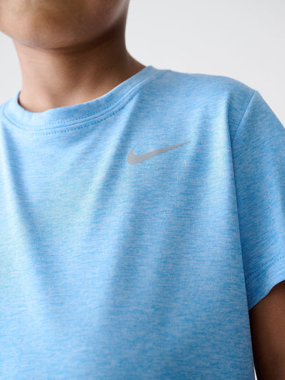 Nike Blue Little Kids DriFIT Shorts and T-Shirt Set image 3