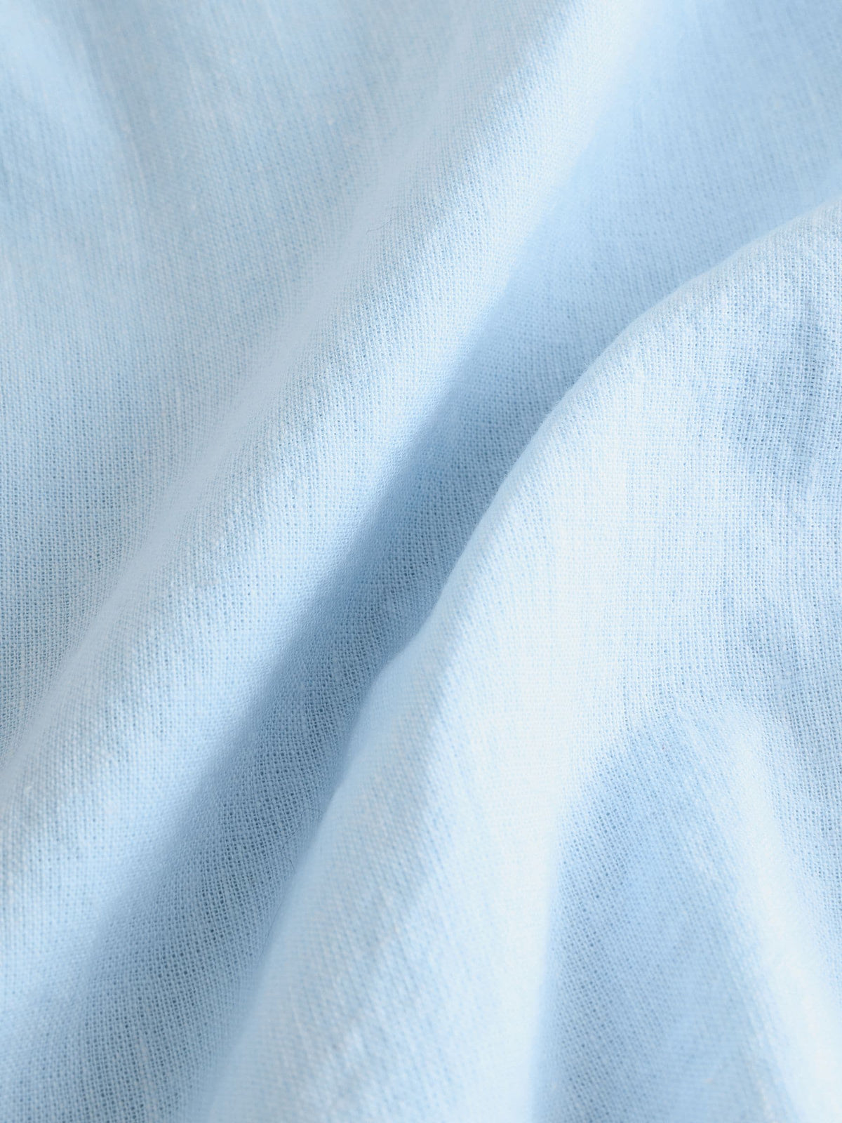 Dsiney Kidz - Pale Blue Grandad Collar Linen Mix Long Sleeve Shirt (3-16yrs) image 3