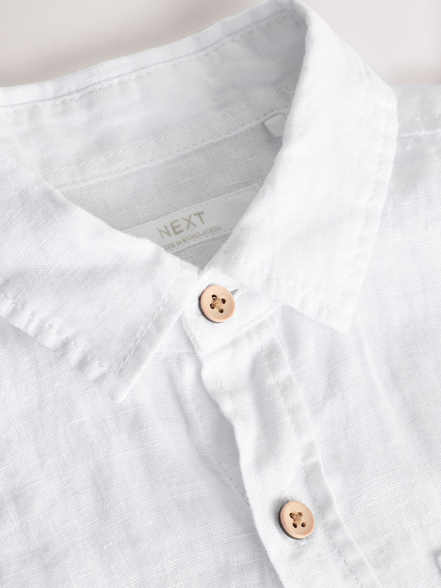 Dsiney Kidz - White Long Sleeve Linen Shirt (3-16yrs) image 7