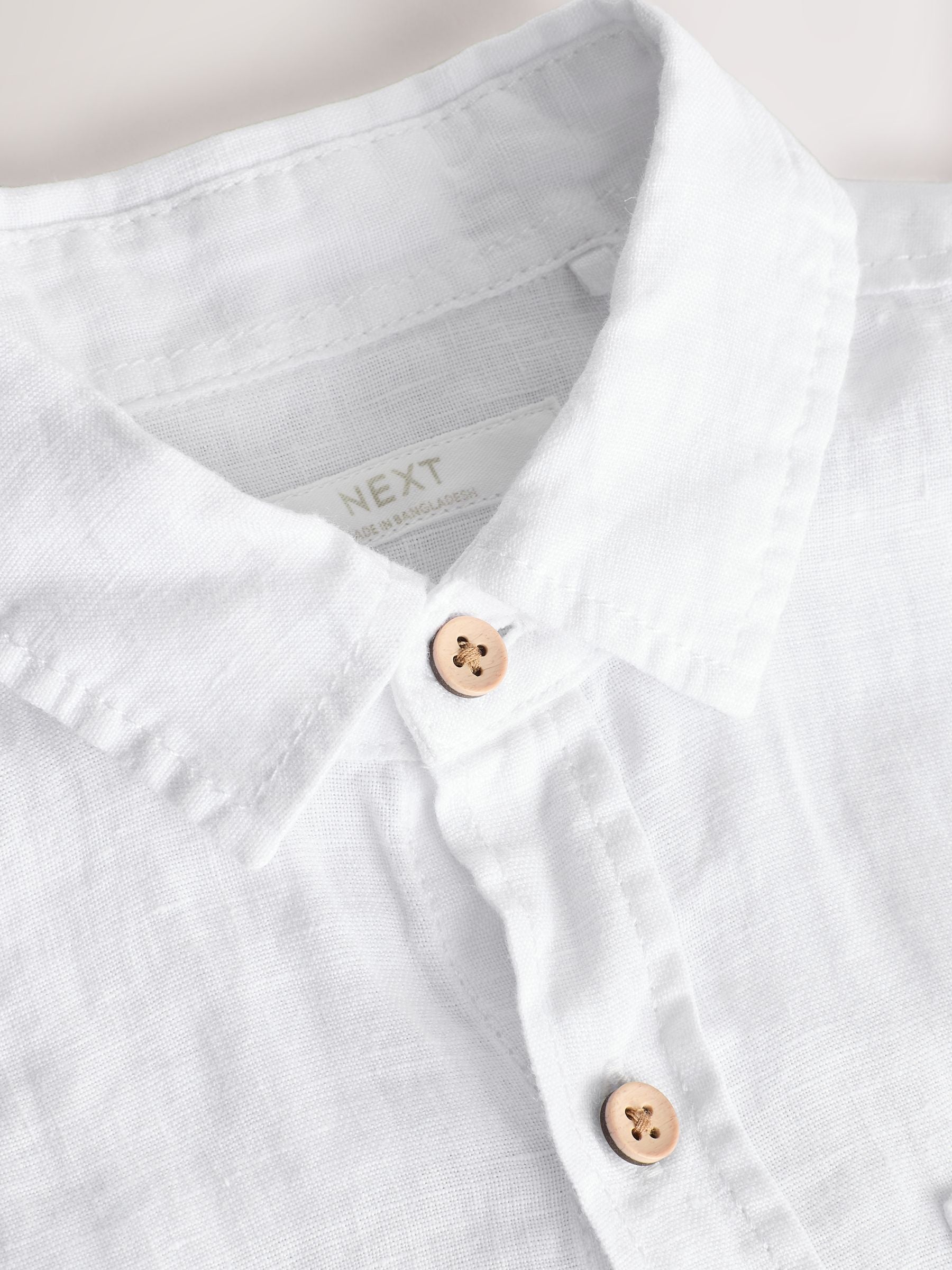 Dsiney Kidz - White Long Sleeve Linen Shirt (3-16yrs) image 7
