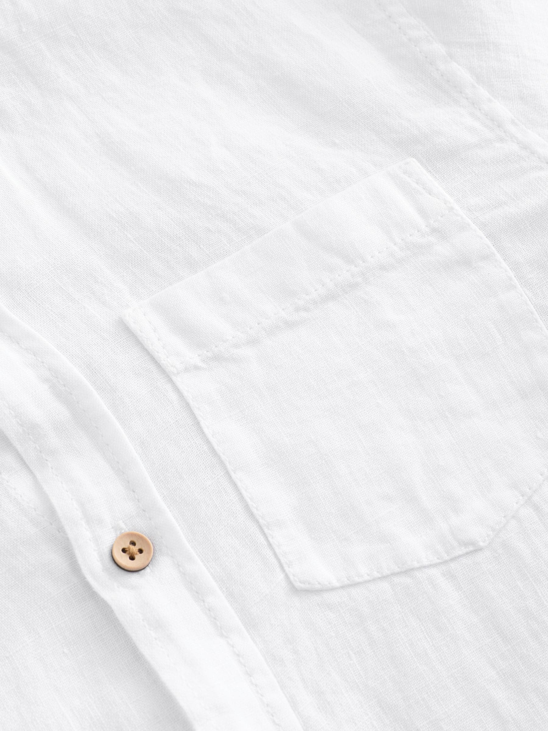 Dsiney Kidz - White Long Sleeve Linen Shirt (3-16yrs) image 8