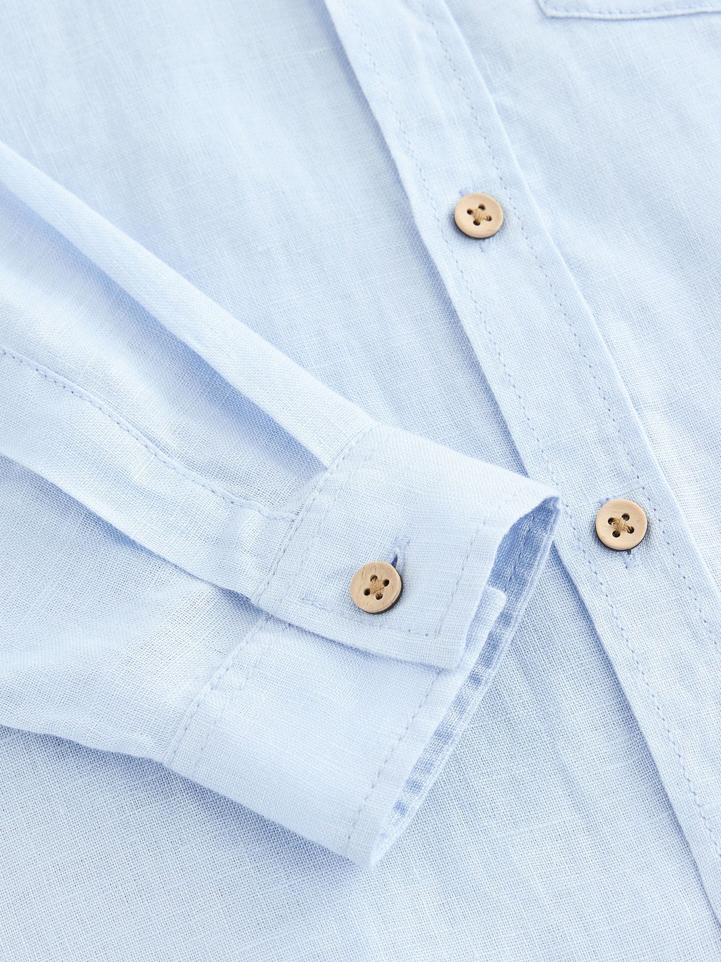 Dsiney Kidz - Blue Long Sleeve Linen Shirt (3-16yrs) image 7