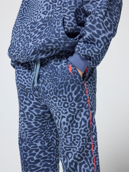 SCAMP & DUDE Blue Kids Leopard Ray Bolt Joggers image 3