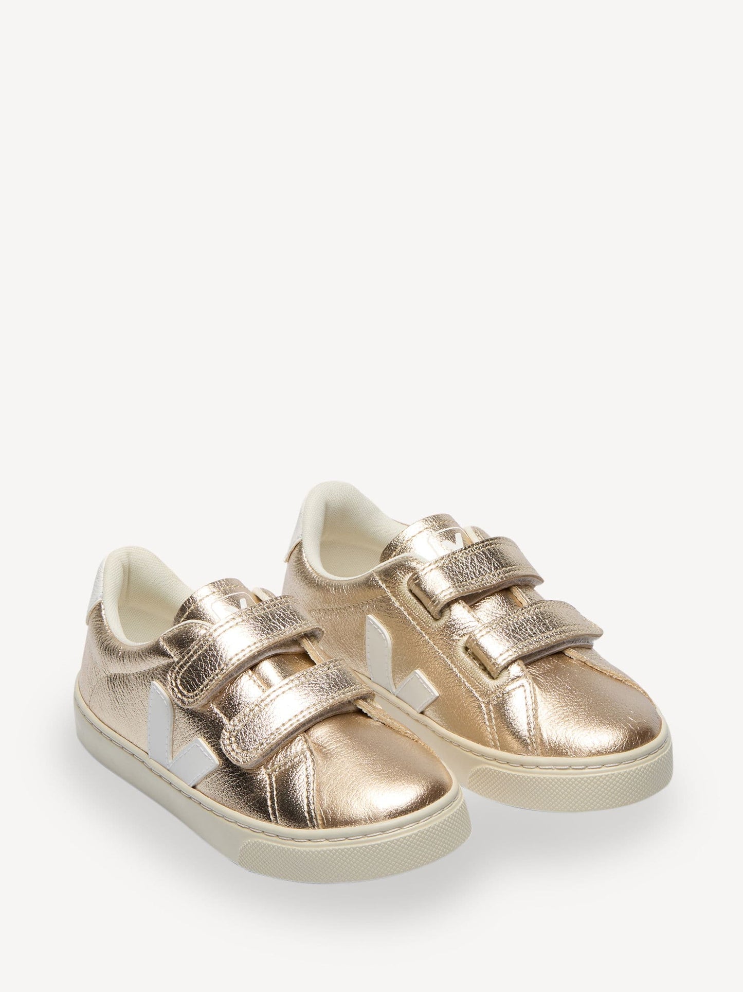 Veja Small Gold Trainers image 2