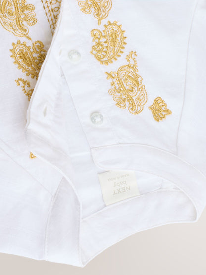 White Occasion Baby Romper (0mths-2yrs) image 6