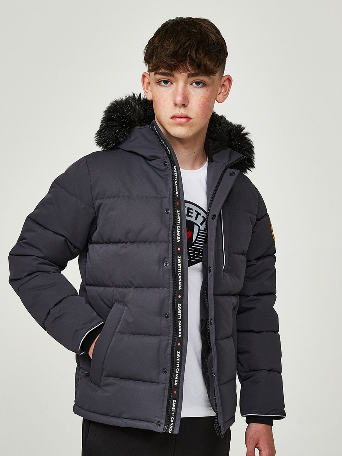 Dsiney Kidz - Zavetti Canada Junior Oshawa 3.0 Puffer Parka Jacket image 1