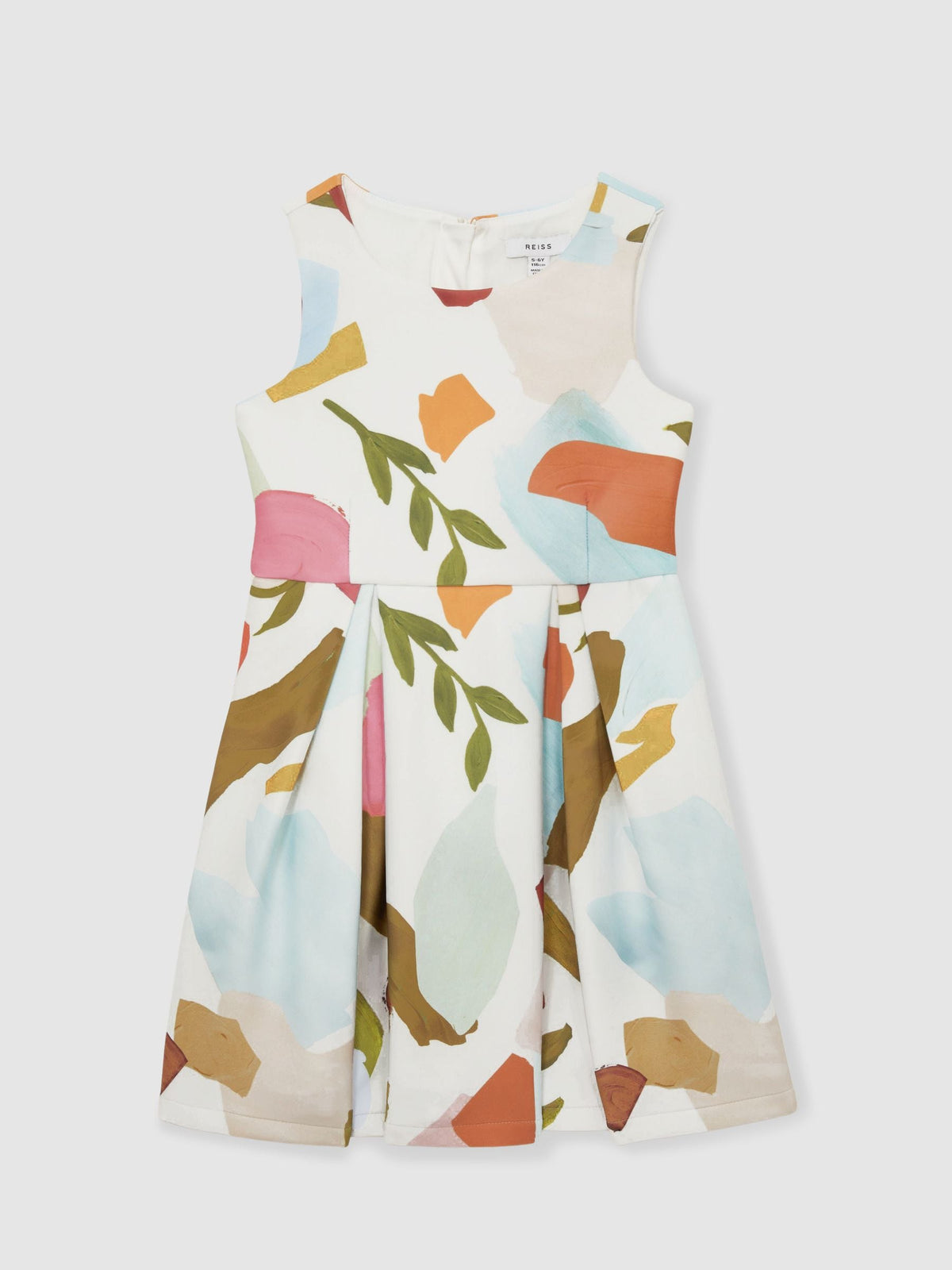 Reiss Multi Kitty 9-13 yrs Abstract Floral Scuba Dress - image 2