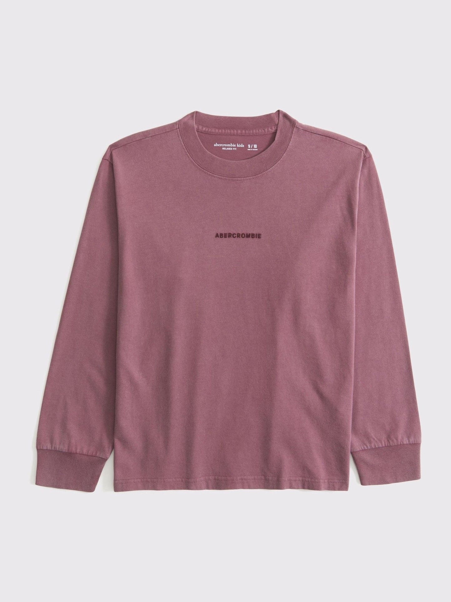 Dsiney Kidz - Abercrombie & Fitch Embroidered Logo Long Sleeve 100% Cotton Top image 1