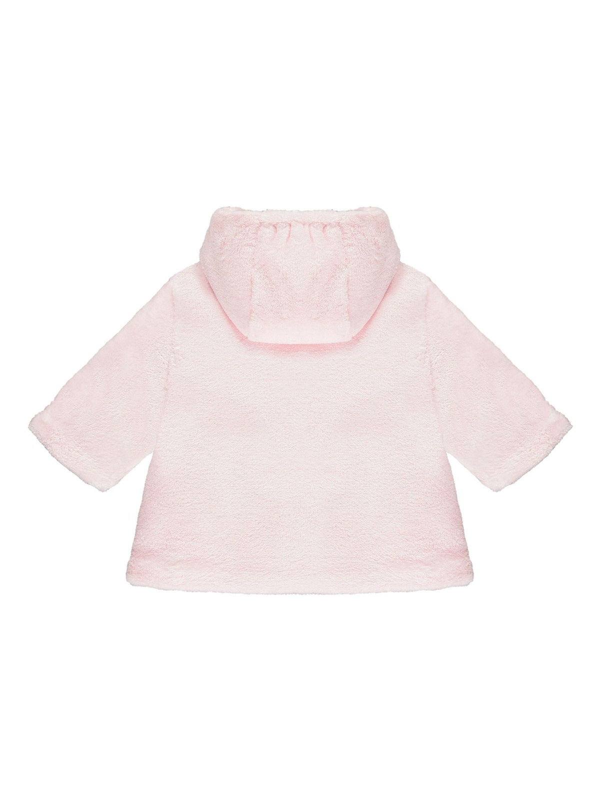 Dsiney Kidz - Emile Et Rose Pink Deep Pile Fleece Jacket With 3d Bunny And Hood image 3