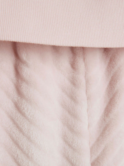 River Island Pink Girls Cosy Chevron Dress Set image 3