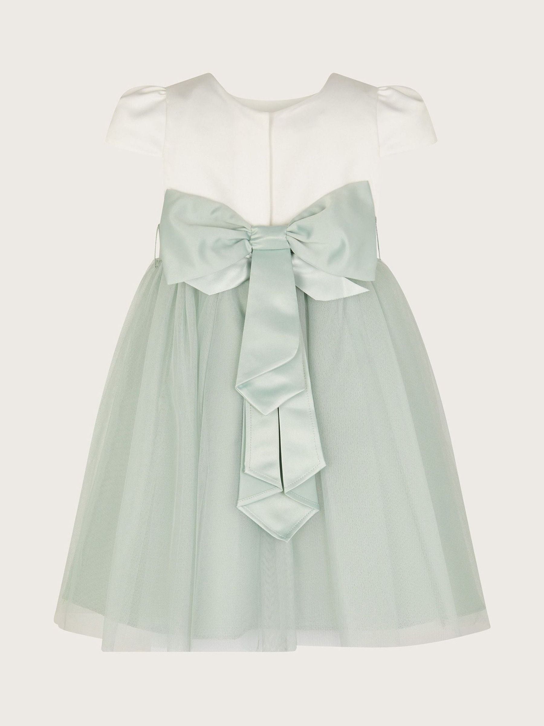 Monsoon Sage Green Baby Tulle Bridesmaid Dress image 3