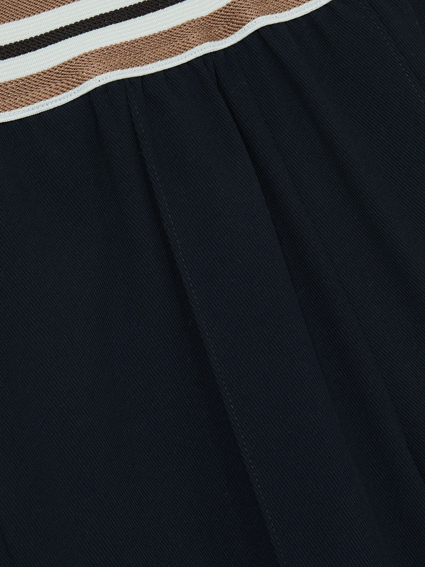 Reiss Navy Abs 4-9 yrs Stripe-Waistband Wide-Leg Trousers image 4