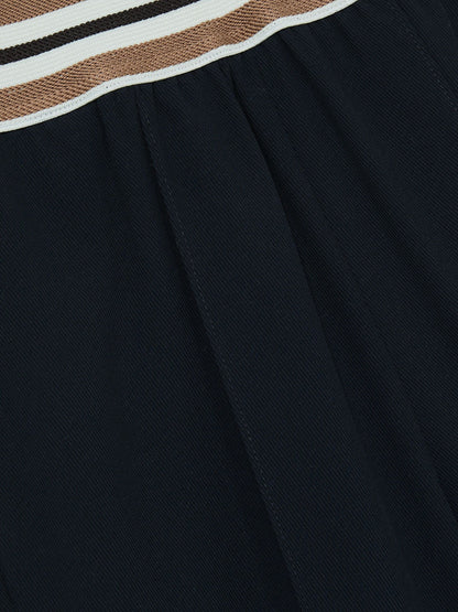 Reiss Navy Abs 4-9 yrs Stripe-Waistband Wide-Leg Trousers image 4