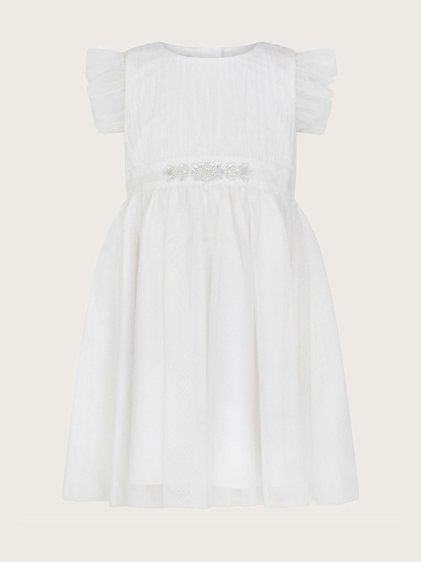 Monsoon Ivory Baby Tulle Bridesmaid Dress image 2