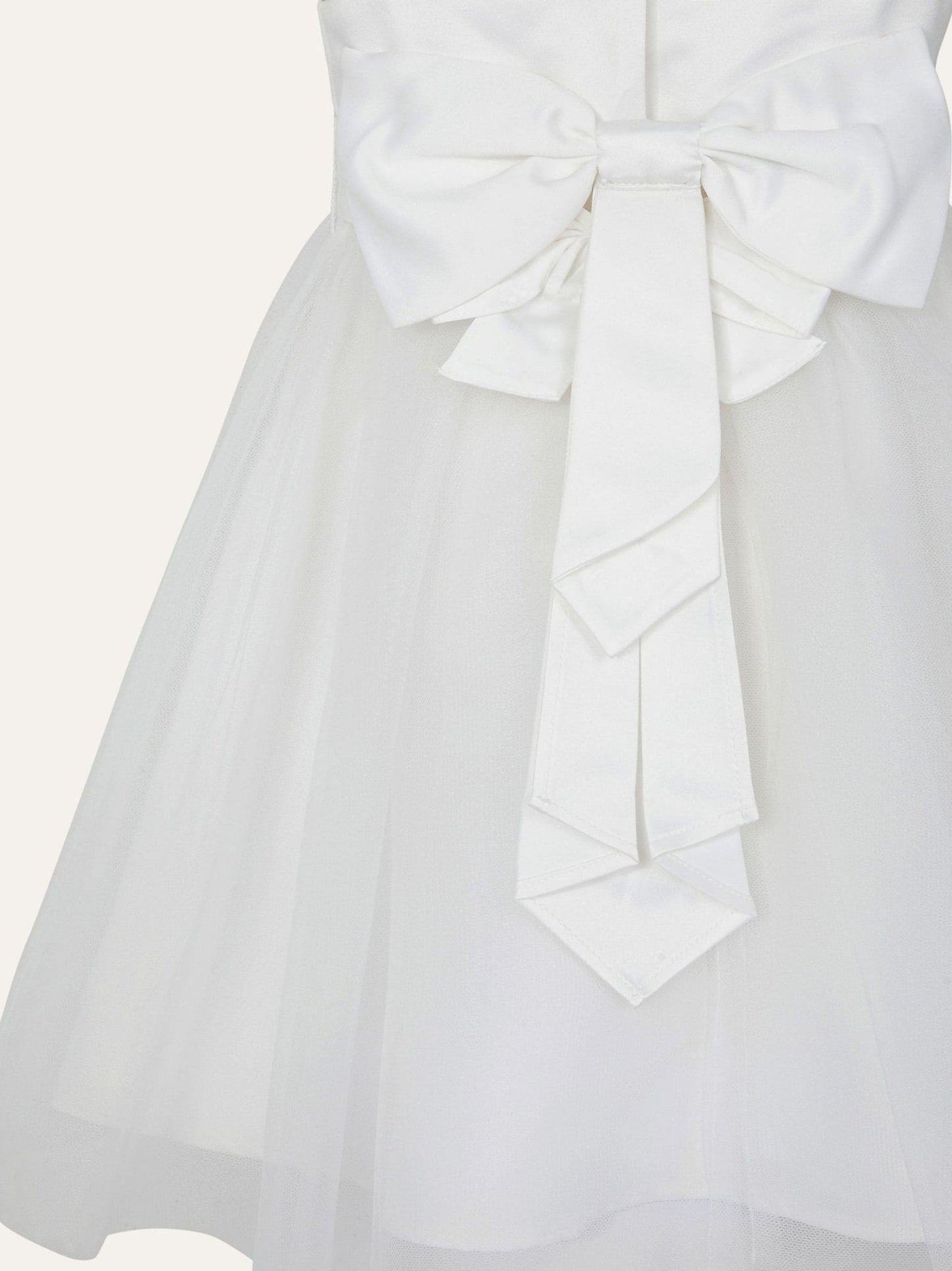 Monsoon Ivory Baby Tulle Bridesmaid Dress image 3