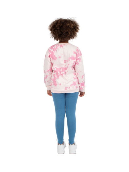 Character Pink 100% Cotton Disney Lilo and Stitch Sweatshirt And Leggings Set with Stitch And Angel image 7