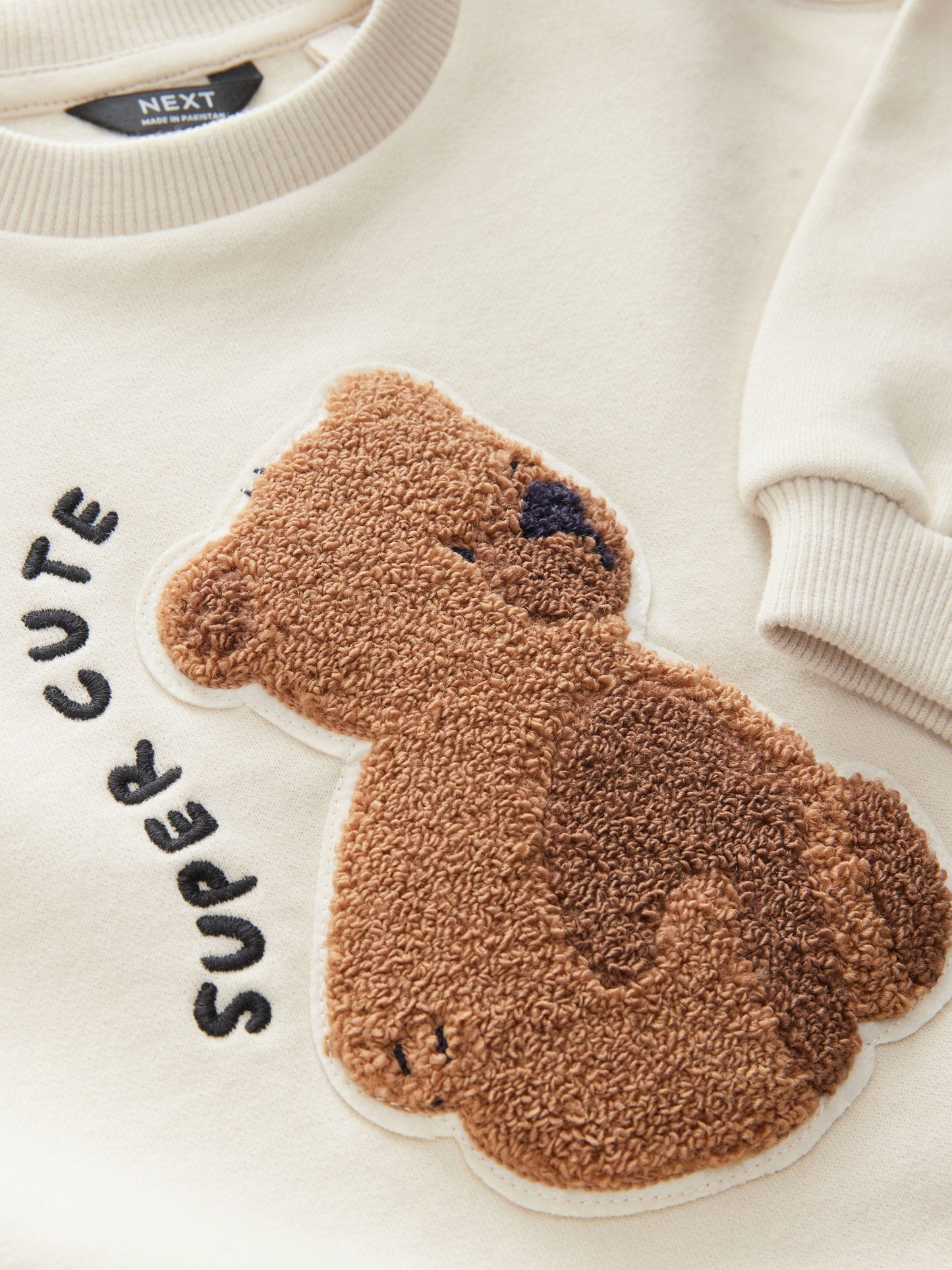 Dsiney Kidz - Tan Brown/White Bear Single Sweatshirt And Stripe Joggers Set (3mths-7yrs) image 7