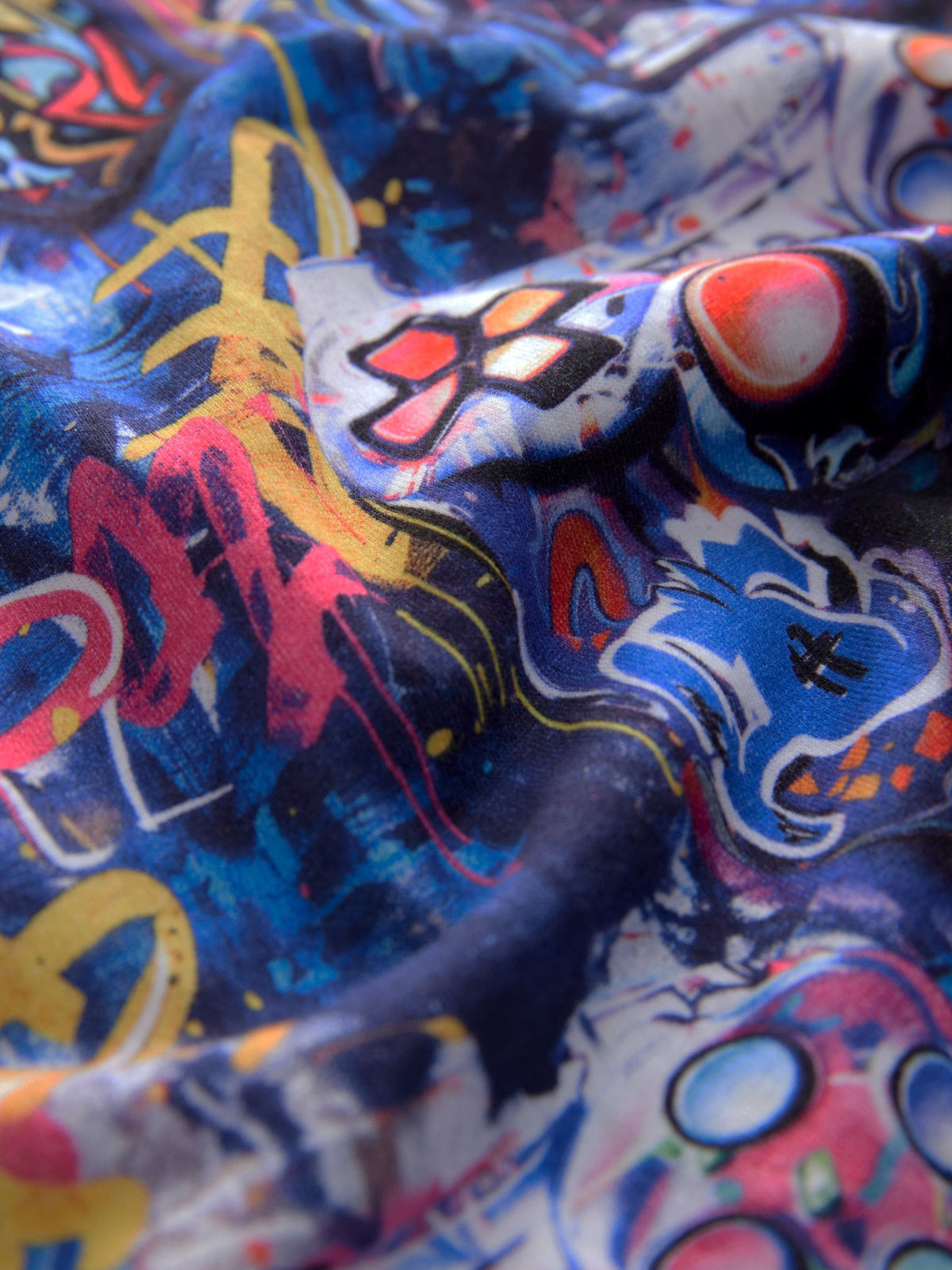 Multi Bright Graffiti Gamer Short Pyjamas 2 Pack (3-16yrs) - image 14