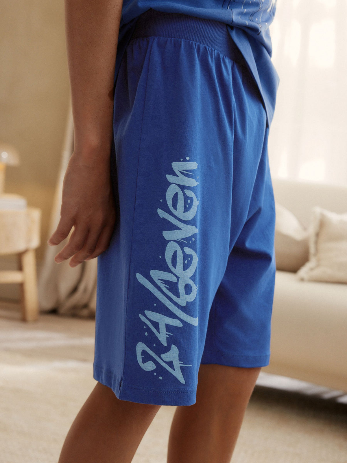 Multi Bright Graffiti Gamer Short Pyjamas 2 Pack (3-16yrs) - image 8