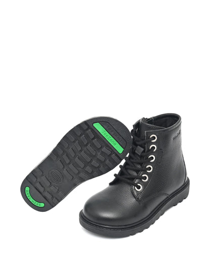 Toezone Black Storm Leather Ortholite Ankle Boots image 3