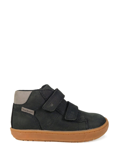 Toezone Black Grayson Nubuck Leather Rip Tape Boots image 3
